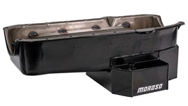 MOROSO 21814 SBC RR 7qt Oil Pan w/RH Dipstick 80-85