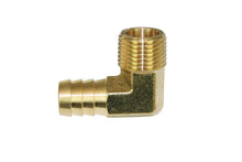 Load image into Gallery viewer, MOROSO 22736 Fitting  1/2 NPT x 5/8 Barb  90-Deg  Brass
