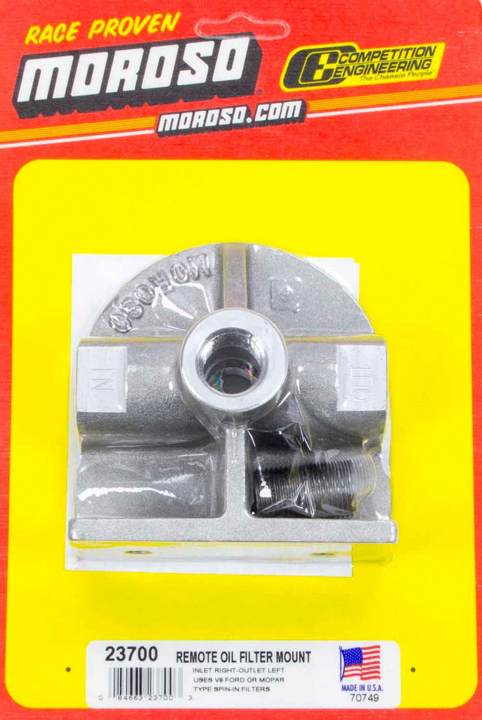 MOROSO 23700 Ford Oil Filter Mount