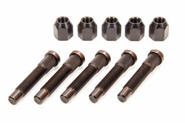 MOROSO 46490 Moroso 46490 Wheel Stud and Lug Nut Kit, 1/2-20 Thread, 3-Inch Studs, 5-Pack