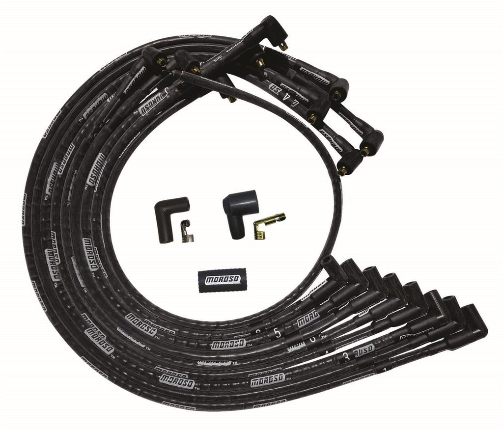 MOROSO 51529 Ultra Plug Wire Set SBC Under V/C Black