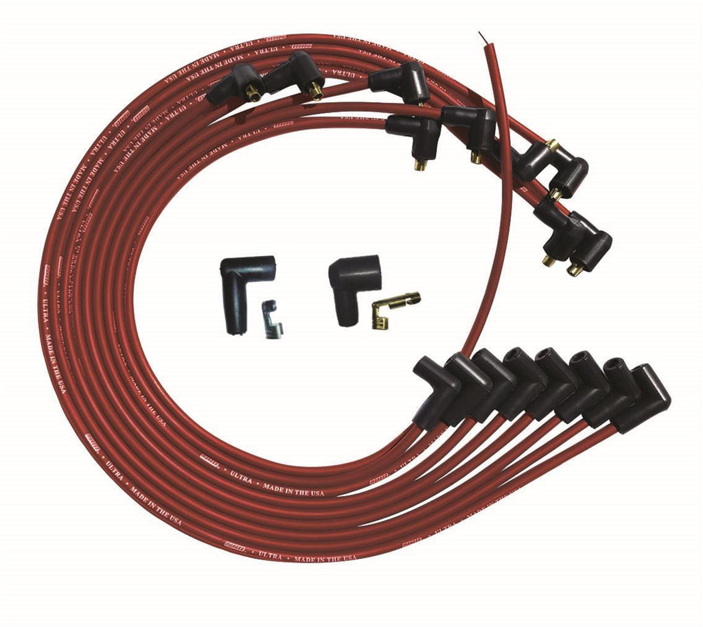 MOROSO 52029 Ultra Plug Wire Set SBC Under V/C Red