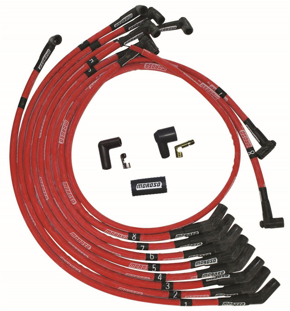 MOROSO 52572 Ultra Plug Wire Set SBF 351W Red