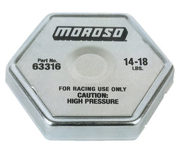 MOROSO 63316 Radiator Cap 14-18lb