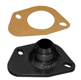 MOROSO 63455 SBF Bolt-On Alum. Water Outlet Neck w/-16an Ftng