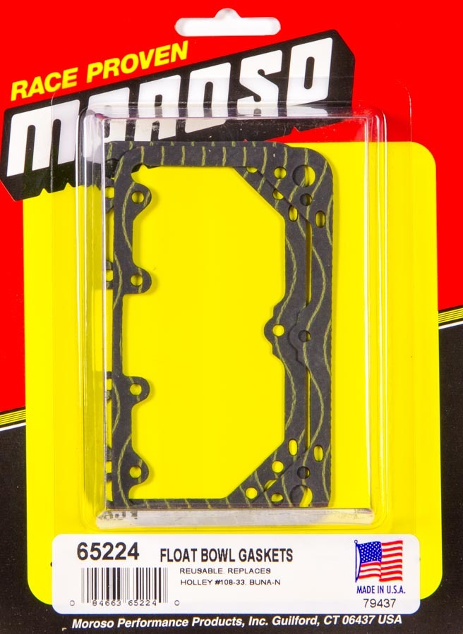 MOROSO 65224 Neoprene Holley Gaskets