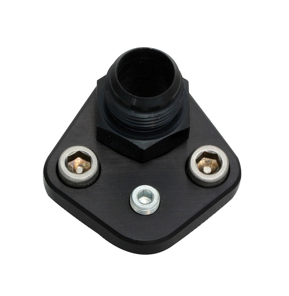 MOROSO 65398 BBC F/P Block-Off Plate w/Fitting