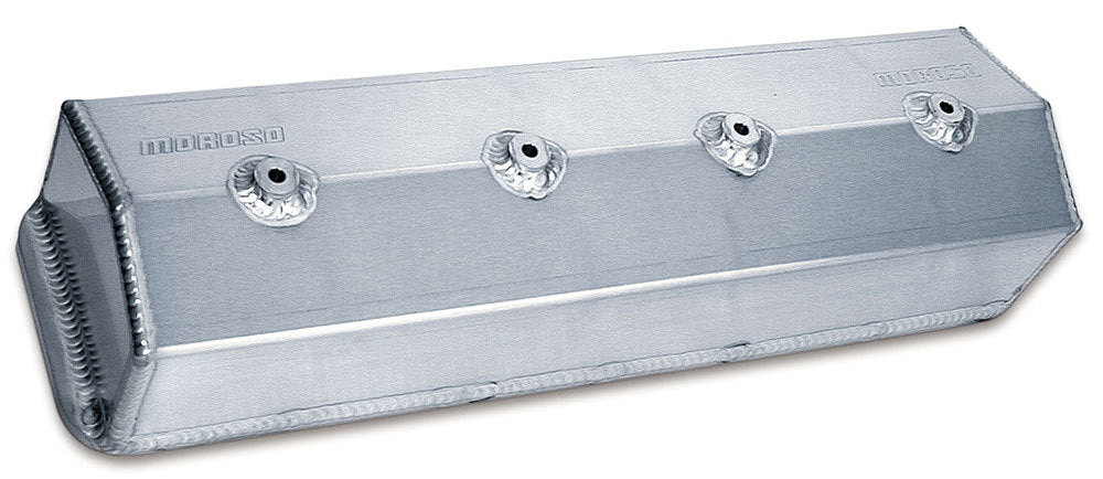 MOROSO 68025 Moroso 68025 Tall Fabricated Aluminum Valve Covers for Small Block Chevy, Center Bolt, Pair