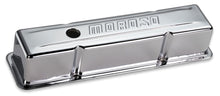 Load image into Gallery viewer, MOROSO 68102 Chrome B/E Valve Covers SBC Tall w/o Baffle