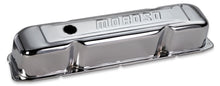 Load image into Gallery viewer, MOROSO 68181 Chrome B/E Valve Covers BBM Tall w/Baffle