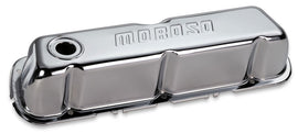 MOROSO 68201 Chrome B/E Valve Covers SBF Tall w/Baffle