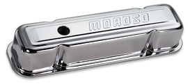 MOROSO 68281 Chrome B/E Valve Covers Pontiac V8 Tall w/Baffle