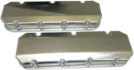 MOROSO 68353 BBC Billet Rail Valve Cover Set wo/Logo