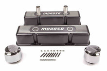 Load image into Gallery viewer, MOROSO 68371 SB Chevy Blk Alum. V. Cv