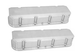 MOROSO 68482 BBC Billet Rail Valve Cover Set - Tall wo/Logo