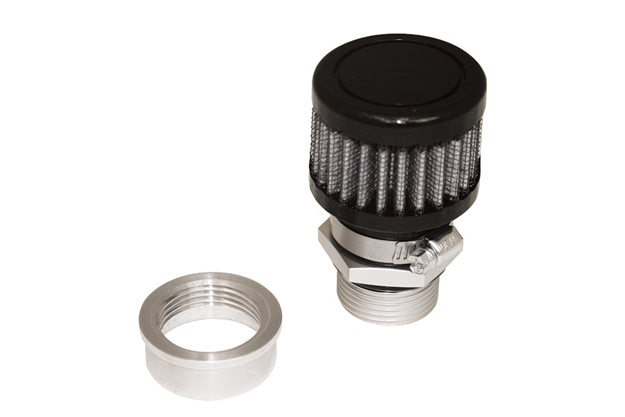 MOROSO 68853 Valve Cover Breather Kit U-Weld - Aluminum