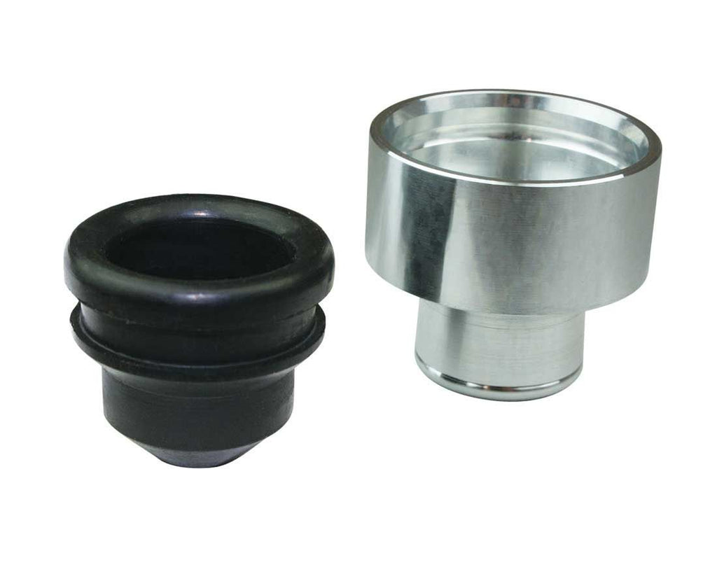 MOROSO 68860 MOROSO Breather Adapter GM COPO In Valve Cover with 1.22 Inch Hole, Steel Chrome Finish