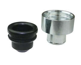 MOROSO 68860 MOROSO Breather Adapter GM COPO In Valve Cover with 1.22 Inch Hole, Steel Chrome Finish
