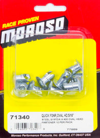MOROSO 71340 Steel Quick Fasteners- Oval Head-5/16in x .400i