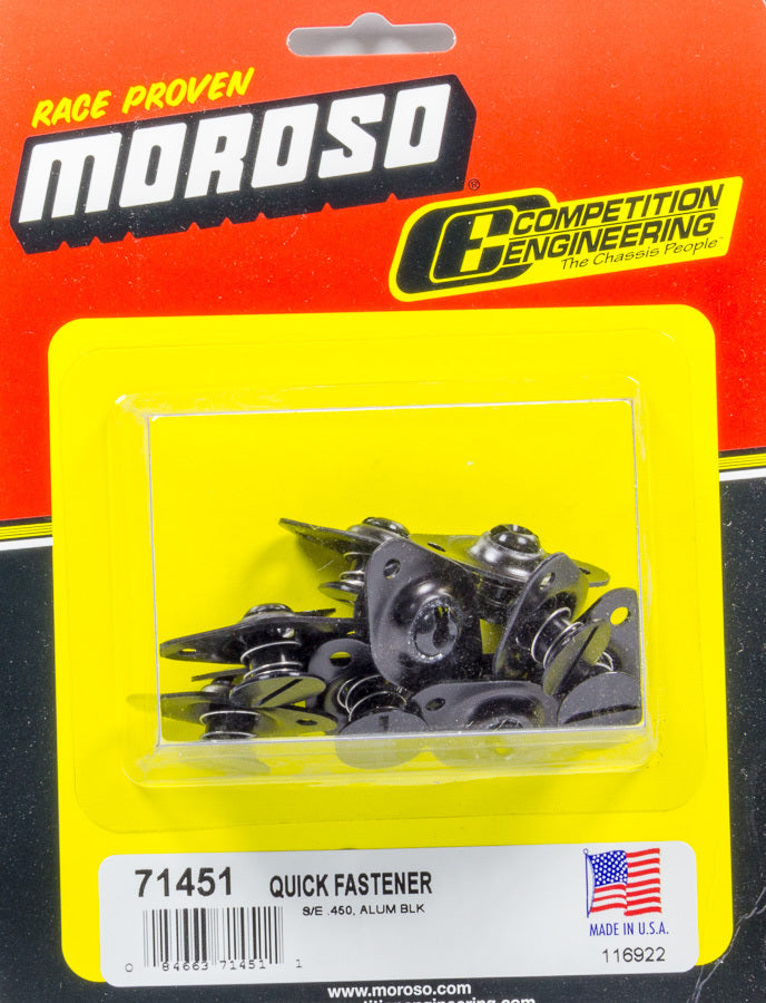 MOROSO 71451 Self Ejecting Fasteners .450in Short Body