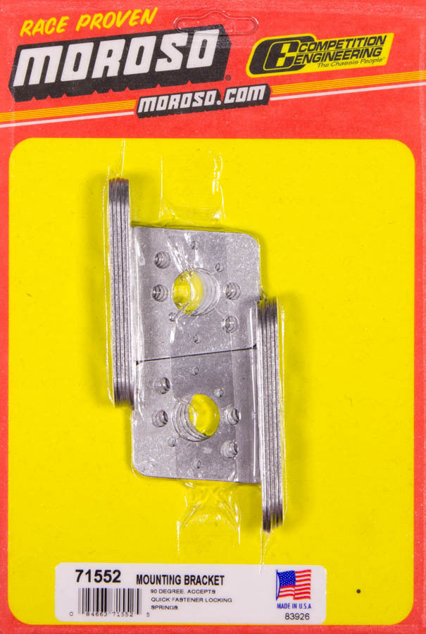 MOROSO 71552 Quick Fastener Mtg Brkt Rivet On- Lg & Sm Spring