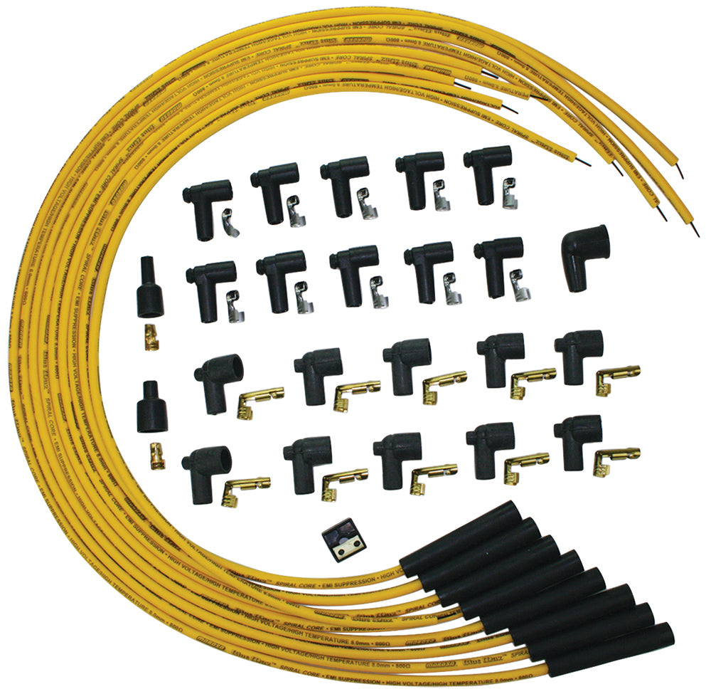 MOROSO 73216 Blue Max Ignition Wire Set - Yellow