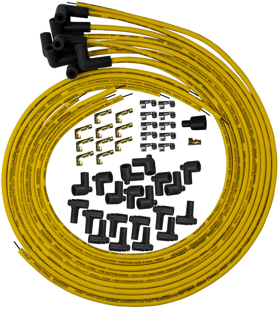 MOROSO 73217 Blue Max Ignition Wire Set - Yellow