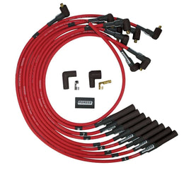 MOROSO 73687 Ultra 40 Plug Wire Set BBC Non-HEI  Red