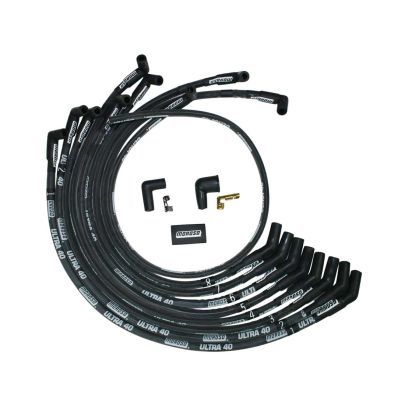 MOROSO 73833 Ultra 40 Plug Wire Set SBF 302 HEI 135-Deg Red