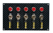 Load image into Gallery viewer, MOROSO 74148 Fiber Design Switch Panel - Black/Black
