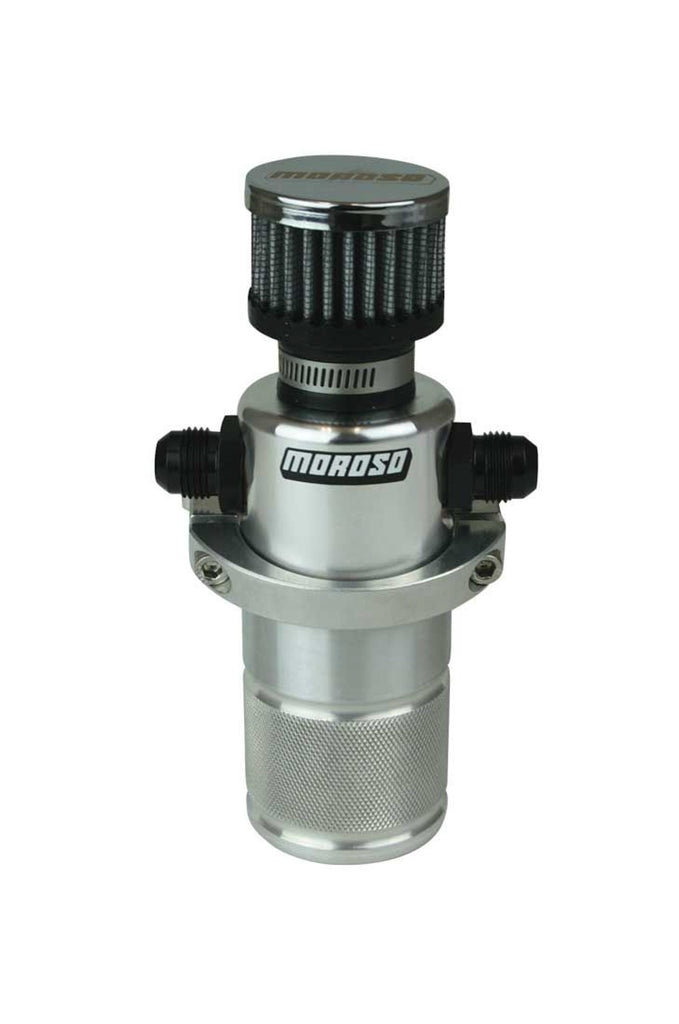 MOROSO 85396 Compact Breather Tank Billet Alm. Polished