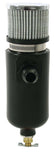 MOROSO 85402 Breather Tank 1qt w/10an Fitting - Poly - Black