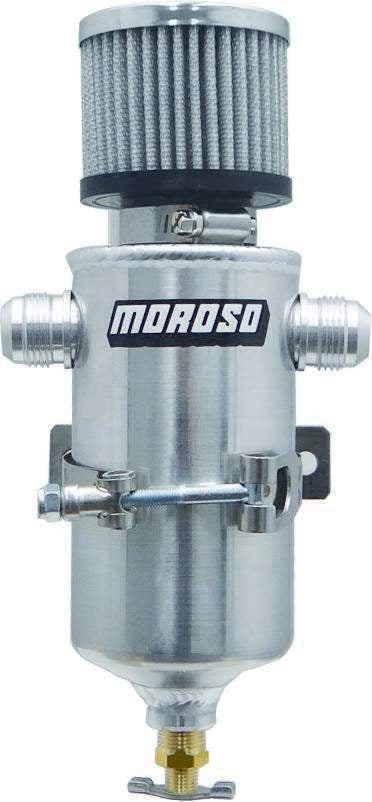 MOROSO 85469 Breather Tank- Dry Sump w/Two 12an Male