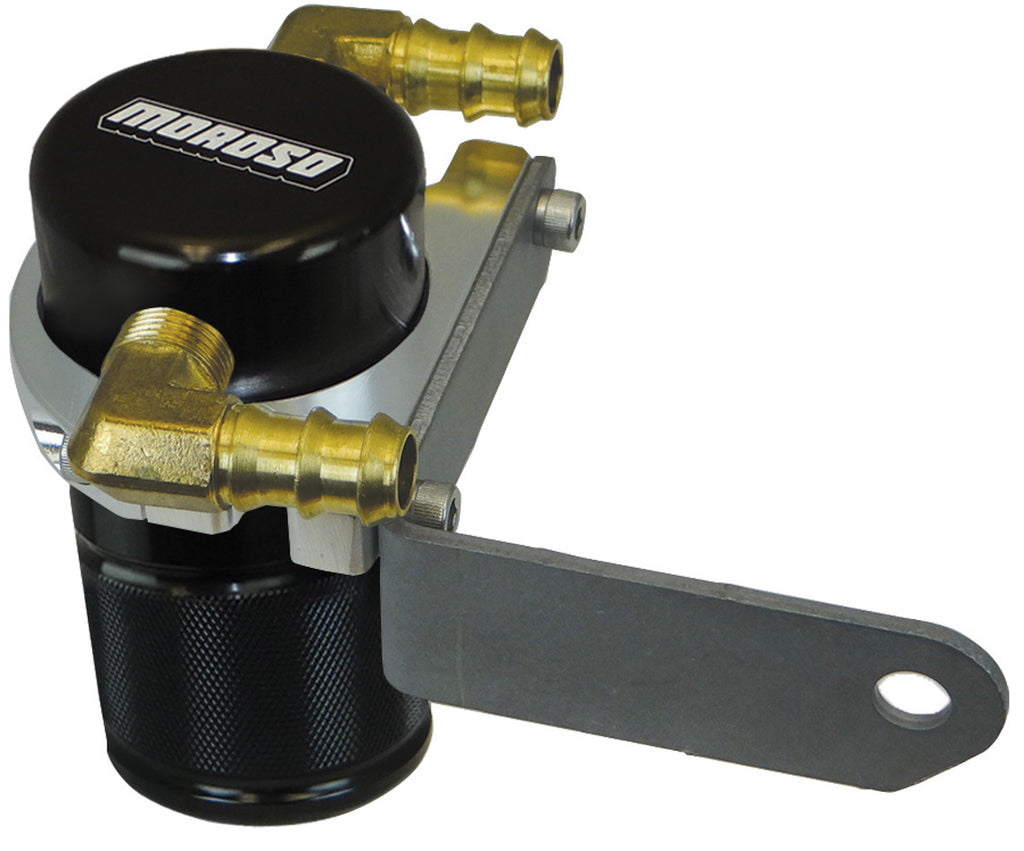 MOROSO 85697 Air/Oil Separator Dodge Challenger w/Shaker Hood