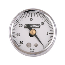 Load image into Gallery viewer, MOROSO 89610 1-1/2 Vacuum Gauge - 0-30HG