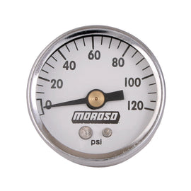 MOROSO 89611 1-1/2 Oil Pressure Gauge - 0-120PSI