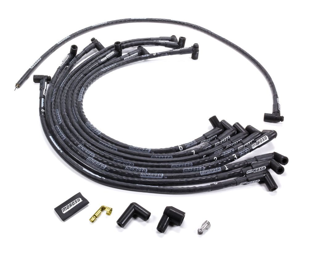 MOROSO 9762M Mag-Tune Plug Wire Set SBC 90 Degree HEI