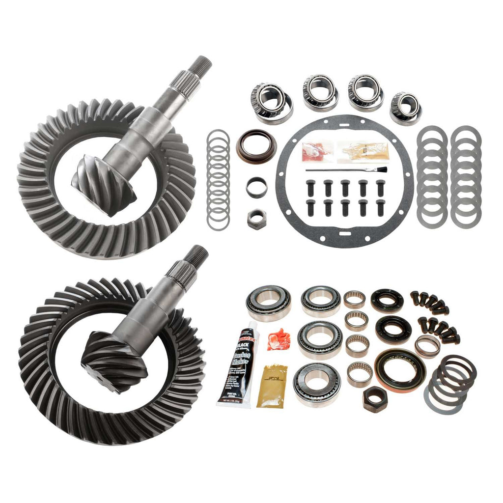 MOTIVE GEAR MGK-221 Motive Gear GM 1500 1999-2008 Front and Rear 4.56 Ring and Pinion Gear Kit with 30 Spline Pinion for GM 8.25 and 8.625 Differentials