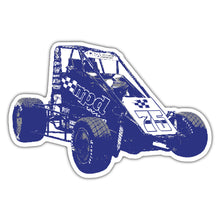 Load image into Gallery viewer, MPD RACING MPD020 MPD Racing Logo Sticker for Sprint Car - 4.96 x 3.32 Inches