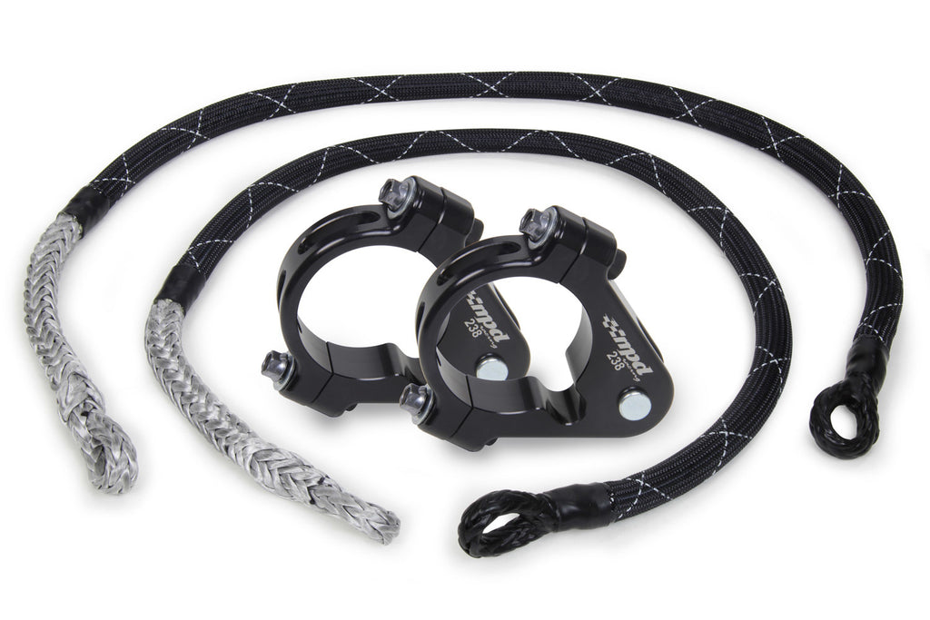 MPD RACING 10501 Axle Tether Pair With 2.38in Clamps