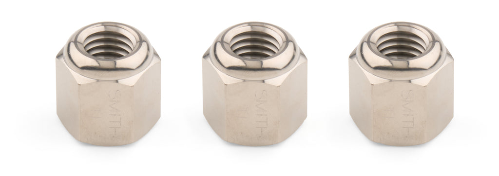 MPD RACING MPD12405 MPD Racing Titanium Pavement Lug Nut Set of 3, 5/8-11 Thread with 6 Pin Design