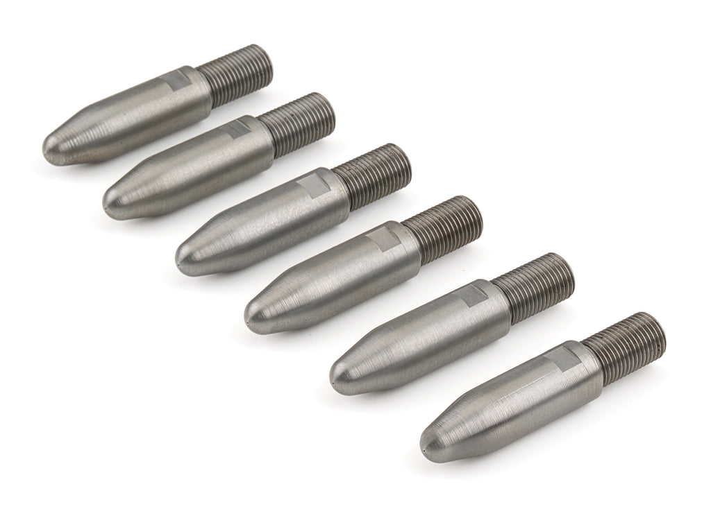 MPD RACING MPD16004 MPD Racing Sprint Front Hub Wheel Stud Set – 1/2-20 in Thread, 2.86 in Long, Steel, Natural Finish