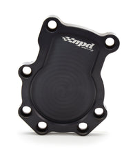 Load image into Gallery viewer, MPD RACING 18200 Dry Sump Block Off Plate Black Aluminum