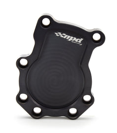 MPD RACING 18200 Dry Sump Block Off Plate Black Aluminum