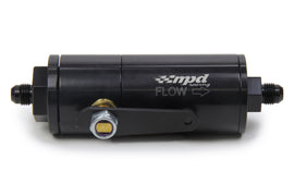 MPD RACING 72306 Fuel Filter Short -6 With Shut Off 30 Micron