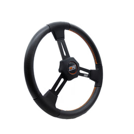 MPI USA MPI-MPI-D4-15-XL MPI USA 15-Inch Flat Dirt Racing Steering Wheel with XL Black Foam Grip - Part MPI-MPI-D4-15-XL