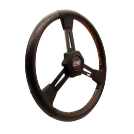 MPI USA MPI-D4-15 MPI USA Dirt Racing 15-inch Flat Steering Wheel with Aluminum Frame and Black Foam Grip