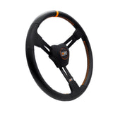 MPI USA MPI-DM3-15 MPI USA Dirt Racing Steering Wheel - 15 Inch Diameter with Black Foam Grip and Orange Stripe, Part Number MPI-DM3-15