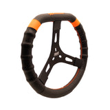 MPI USA MPI-KD2-13 MPI USA Mini Outlaw Dirt Kart Steering Wheel - 13-inch D-Shape with 3-Spoke Design and Black Synthetic Grip