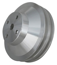 Load image into Gallery viewer, MARCH PERFORMANCE 13032 March Performance Pontiac V8 Water Pump Pulley 2V - Aluminum V-Belt 2-Groove, 6.125 Inch Diameter